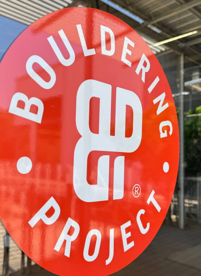 Bouldering Project sign in East Austin – Mira Austin Neighborhood